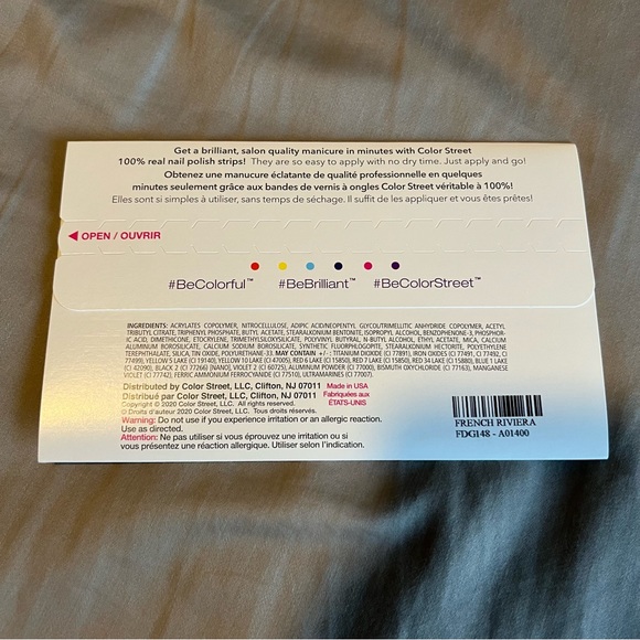 *Retired* Color Street: French Riviera | Blue Silver Gradient Glitter Sparkle - Picture 5 of 14